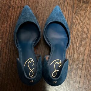 Sam Edelman Blue Heels Chic Design